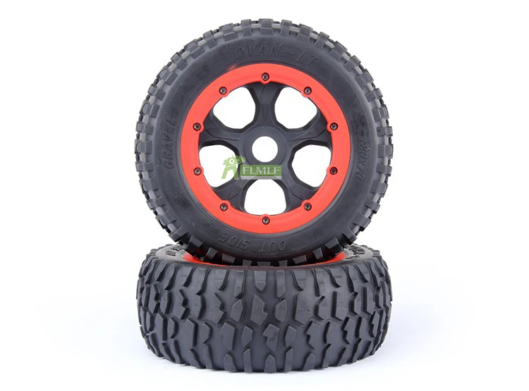 Шины для колес из щебня в сборе, комплект подходит для 1/5 Losi 5ive T Rovan LT Kingmotor X2 BAJA 4WD SLT