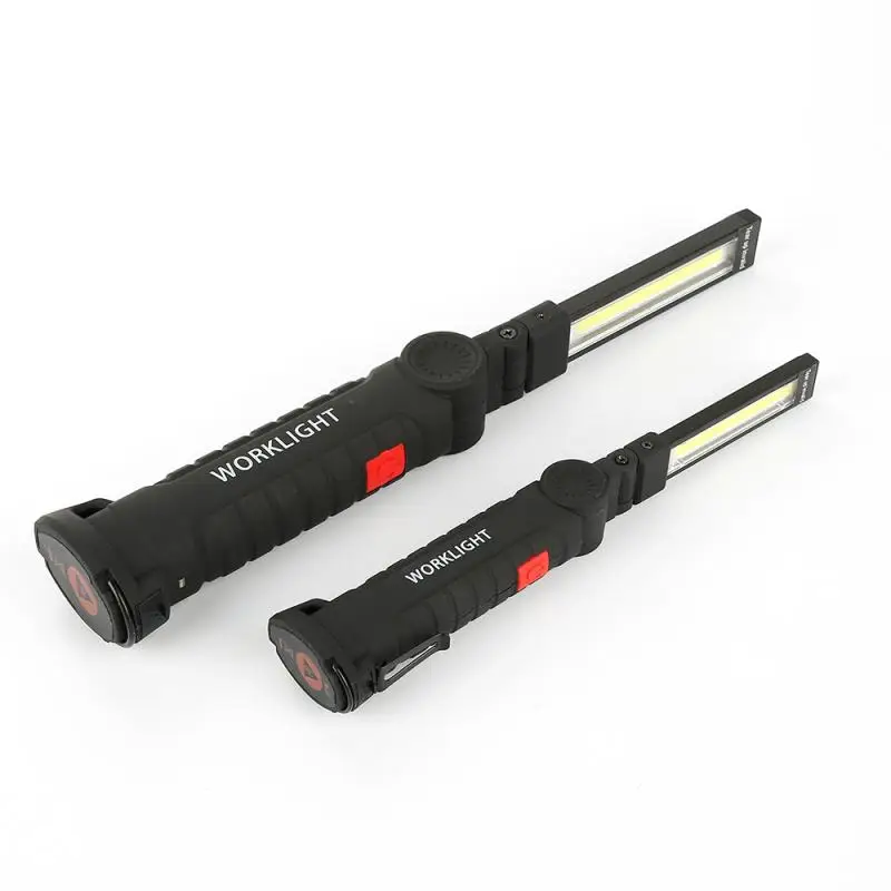 

LED Lighting Multi-function Handheld Mobile Maintenance Emergency Light Portable Collapsible COB Work Bottom With Magnet