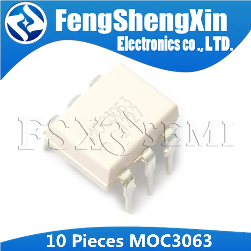 10 шт./лот MOC3063 MOC3063M DIP 6 драйвер выходной оптрон IC|ic moc3063|ic driver |
