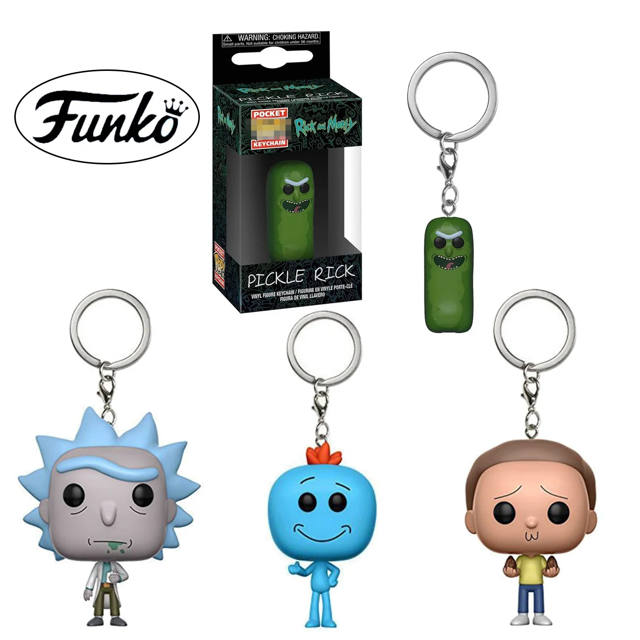 Поп-экшен мультфильм Рик и Морти брелок игрушки маринь мистер MEESEEKS фигурки