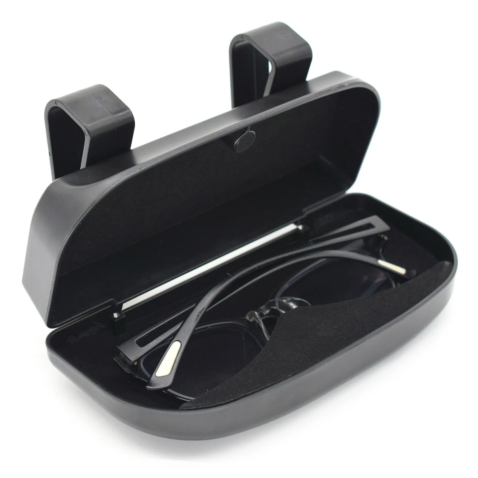 

Universal Car Sun Glasses Holder Case Box Glasses Clip Sun Visor Glasses Case Car Glasses Frame Protection Box Storage Clip
