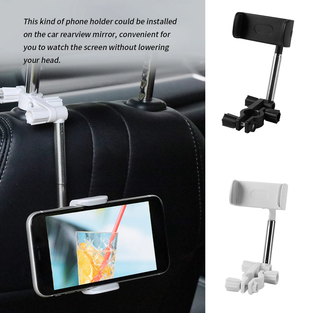 Автомобильный держатель для телефона на зеркало заднего вида с поворотом 360