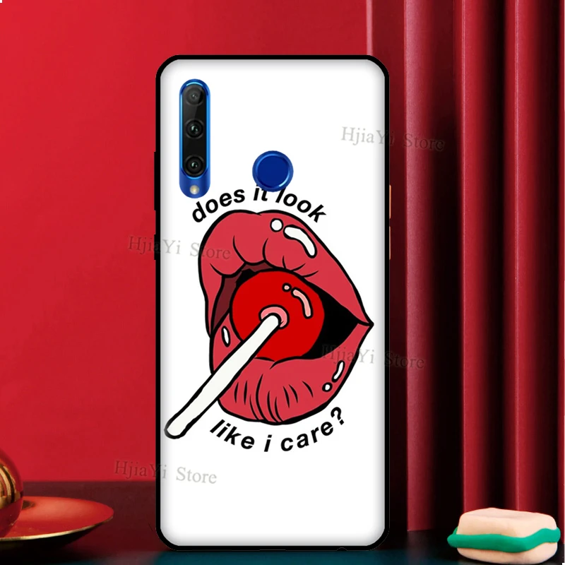 Красный чехол с леденцами для телефона Huawei Honor 4C 6C 7A 20 Pro 10i 7C 8A 9A 8S 9S 6X 8X 9X 8 9 10 10X Lite |