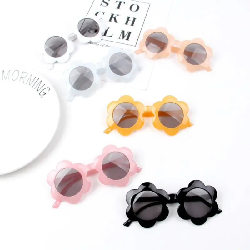 

2020 New Vintage Kids Sunglasses Child Sun Glasses Round Flower Baby Children UV400 Sport Sunglasses Girls Boys Oculos De Sol
