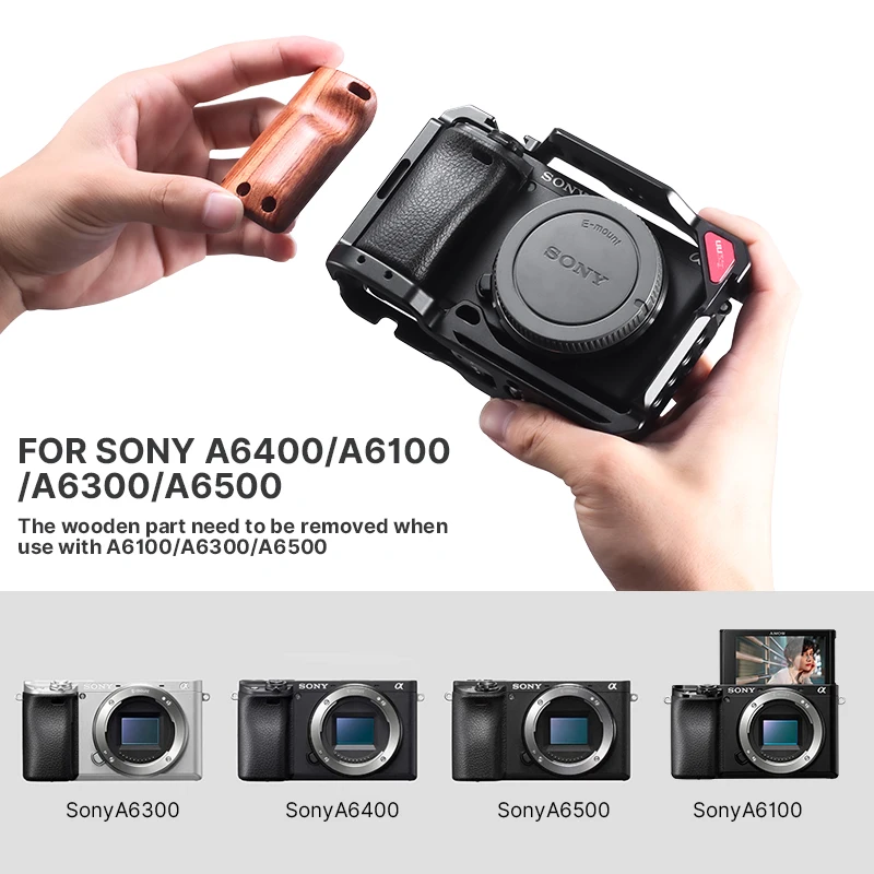 Чехол для Камеры UURig C-A6400 Sony A6400/A6100/A6300 чехол видеорегистратора Кронштейн ручной