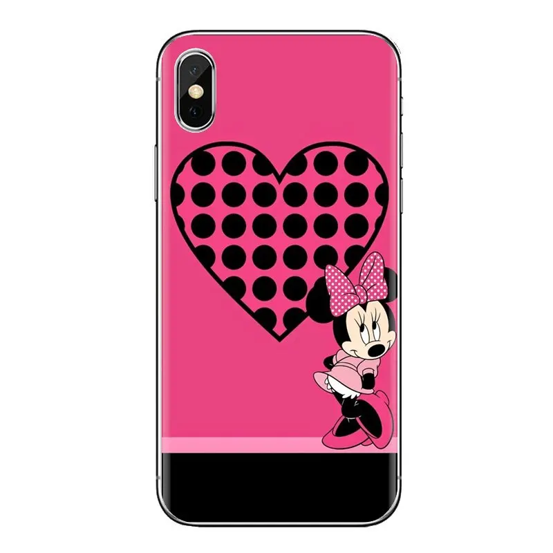 Минни Маус 2 для LG Spirit Motorola Moto X4 E4 E5 G5 G5S G6 Z Z2 Z3 G2 G3 C Play Plus мини мягкие прозрачные