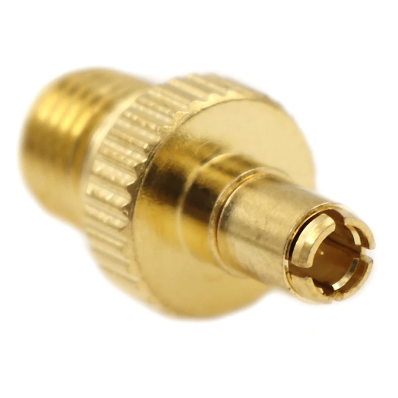 

1pc New Adapter TS9 Male Plug To SMA Female Jack Straight Gold Brass Plating