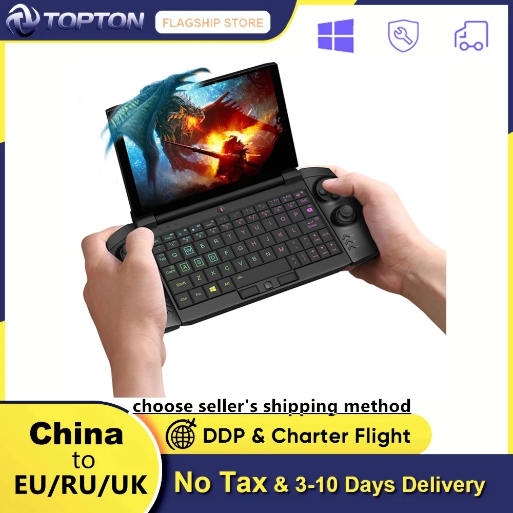 Мини-ноутбук OneGX1 Pro 7 дюймов Intel Φ 16 Гб ОЗУ 512 ГБ/1 ТБ игровой ноутбук на Windows 10 Thunderbolt 4