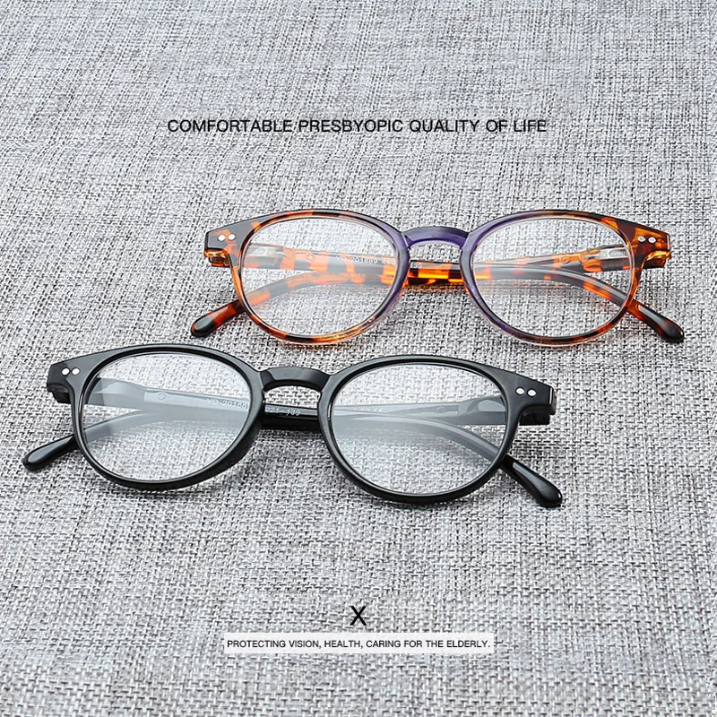 Для женщин очки для чтения в круглой оправе леопардовой мужчин Классический