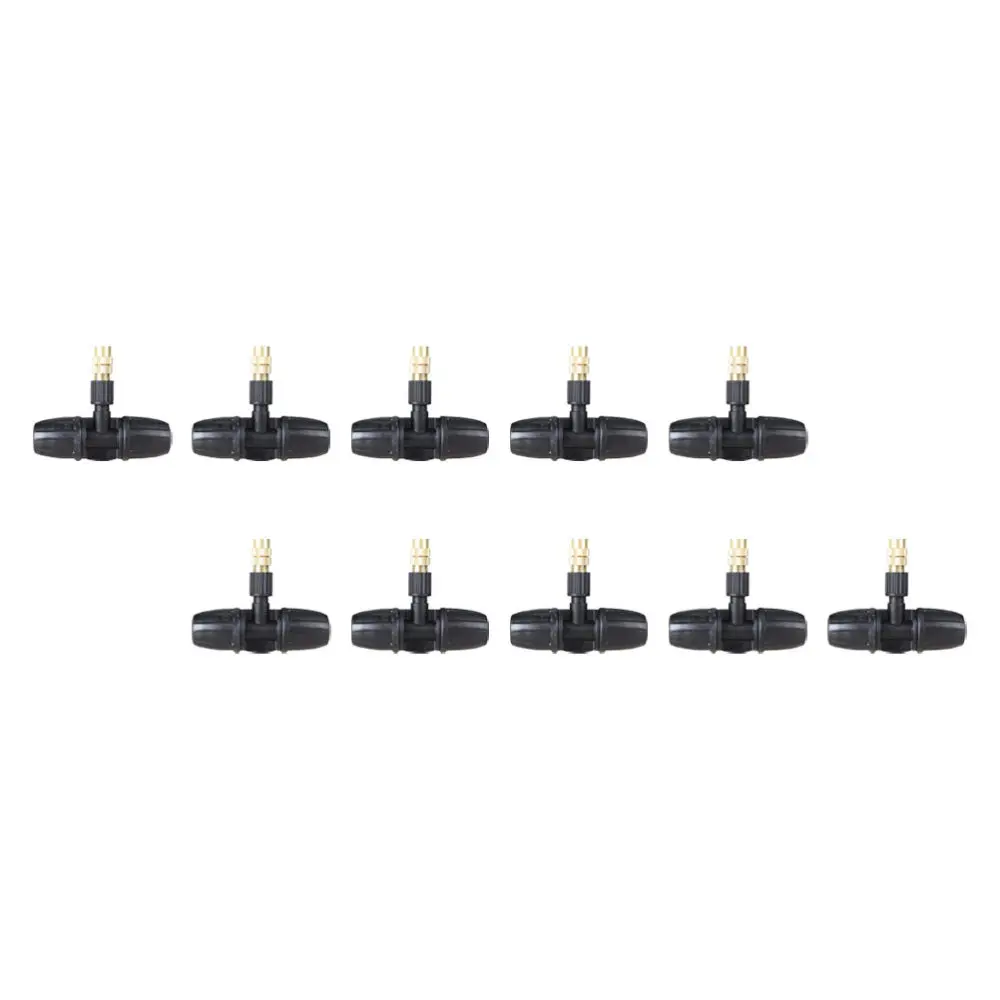

10pcs Garden Irrigation Kit Adjustable Misting Drippers Atomizing Nozzle