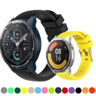 Ремешок силиконовый для Xiaomi Watch Color 2, спортивный браслет для смарт-часов Xiaomi Mi Watch ColorAmazfit GTR 2 2E, 22 мм
