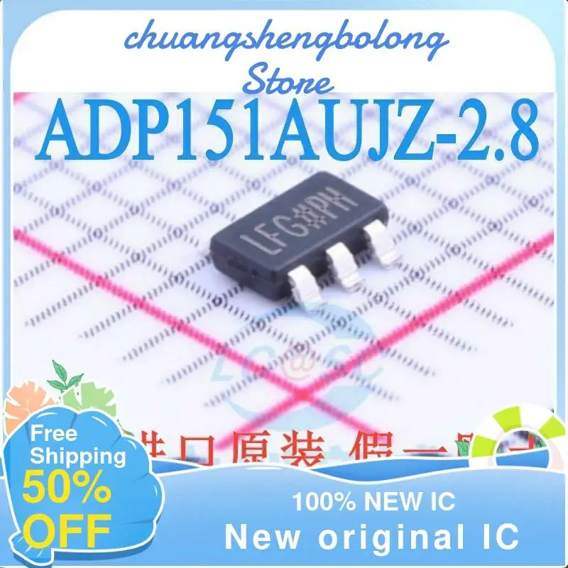 

10-200PCS ADP151AUJZ-2.8-R7 2,8 V SOT23-5 New original IC