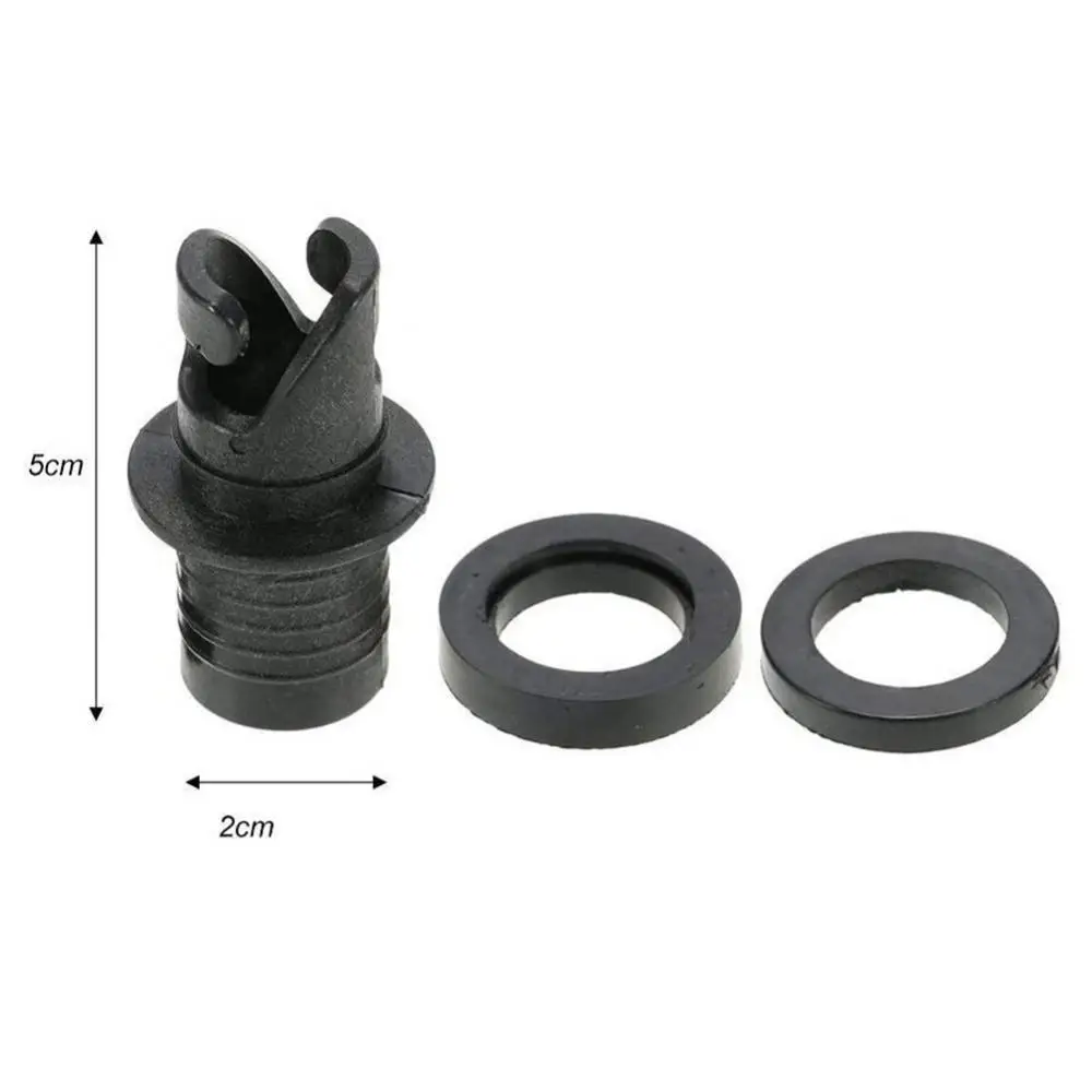

60%HOTInflatable Rowing Boat Kayak Air Valve Nylon Adapter Inflation Pump Connector