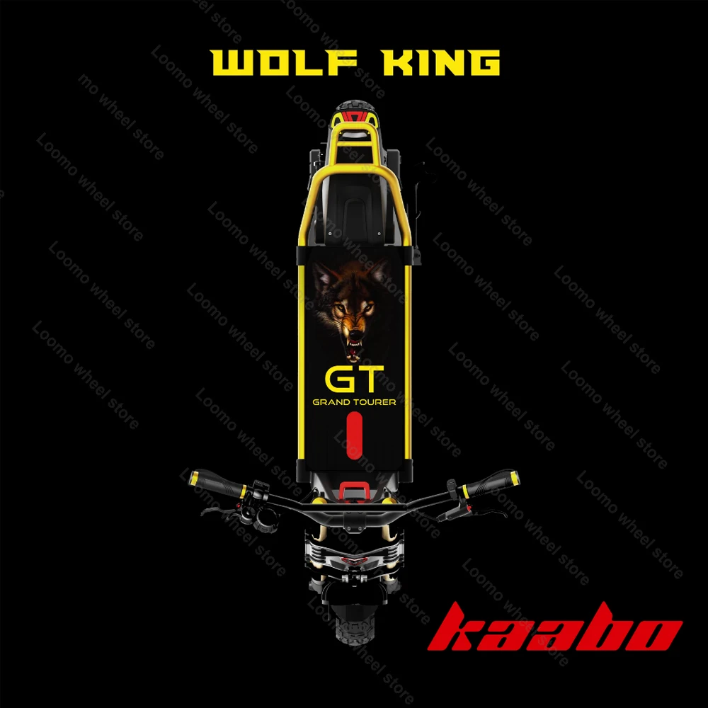 Billig Pre Verkauf Kaabo Wolf König GT PRO + 11 Zoll 72V 35AH 21700 Batterie Top Geschwindigkeit 100km/h Elektrische Roller Monster Roller SUV Roller