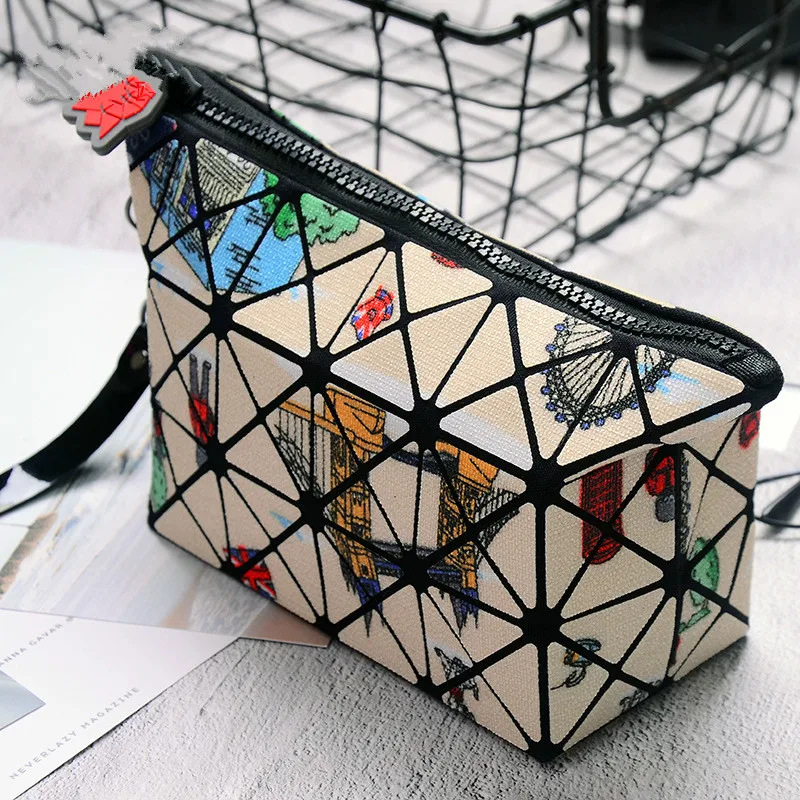 

Многофункциональная дорожная Водонепроницаемая косметичка, портативная складная новая косметичка с геометрическим рисунком, дорожная су...