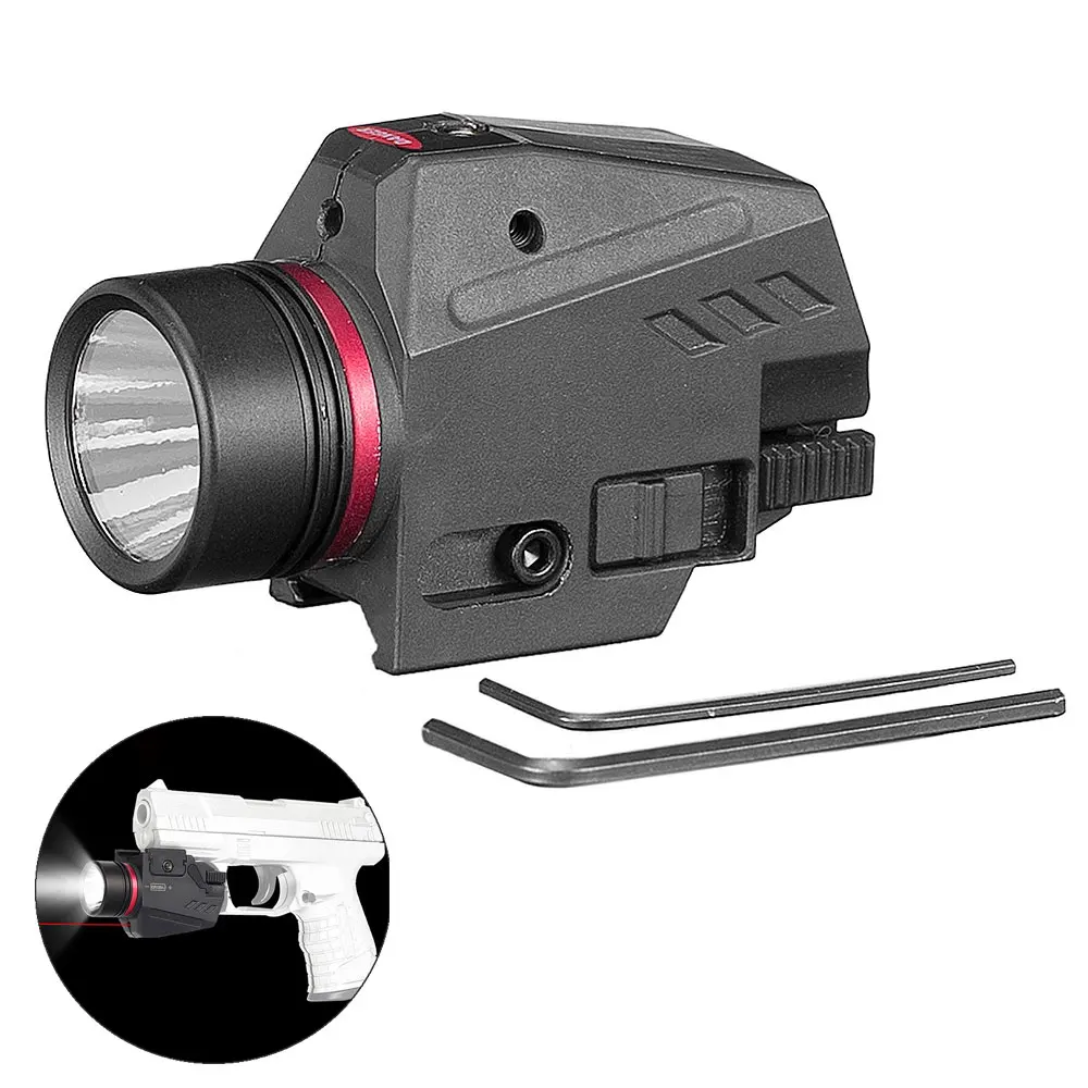 Тактический светильник для пистолета с красной точкой лазерный прицел