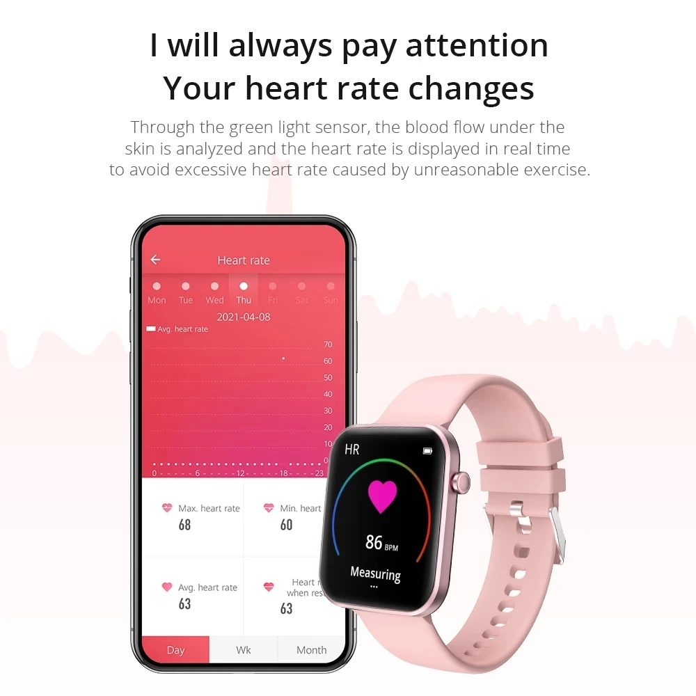 lige 2021 ip67 waterproof smart watch men women sport clock heart rate fitness tracker sleep monitor smartwatch for ios android free global shipping