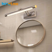 modern led bathroom wall lamp with switch waterproof l4055c mirror sconces vanity stainless steel wall lights fixture ac85 265v