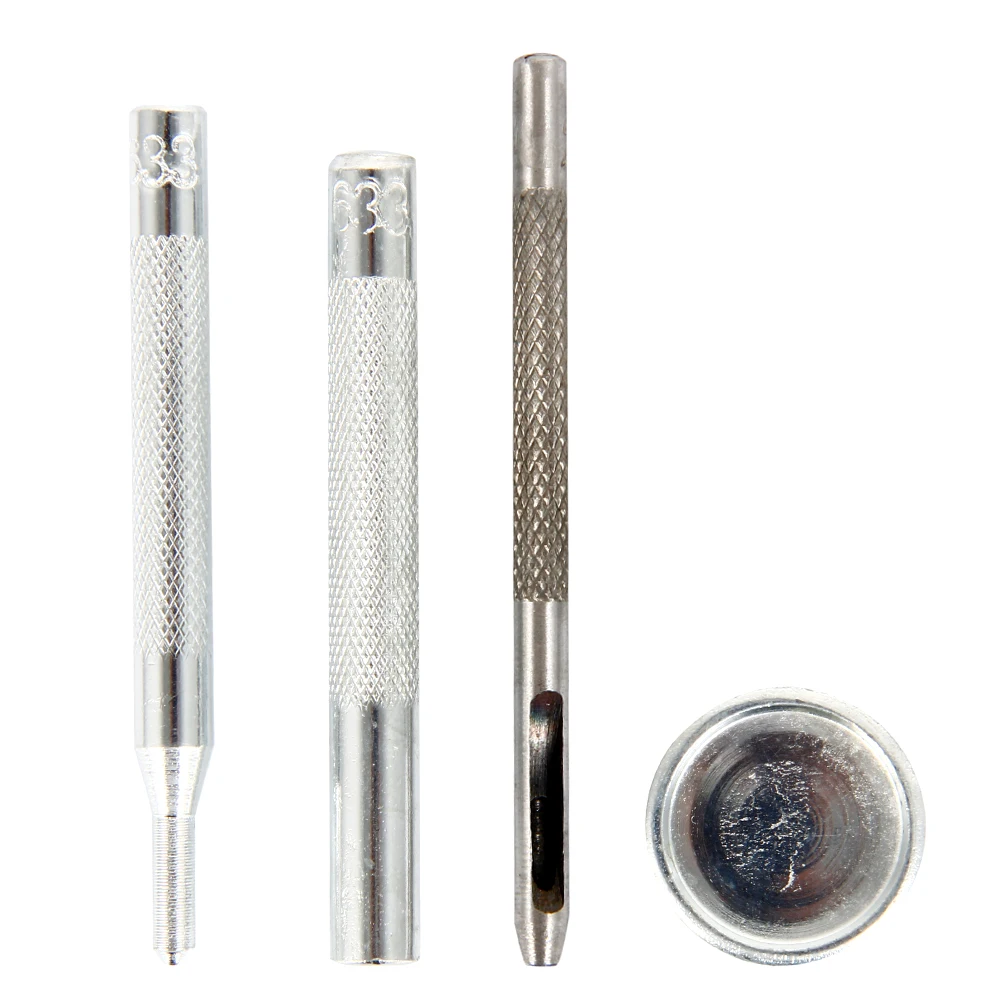 120sets Metal Brass Press Studs With 4 Pcs Fixing Tools Sewing Button Snap Fasteners Leather Craft DIY 831/633/655 | Дом и сад