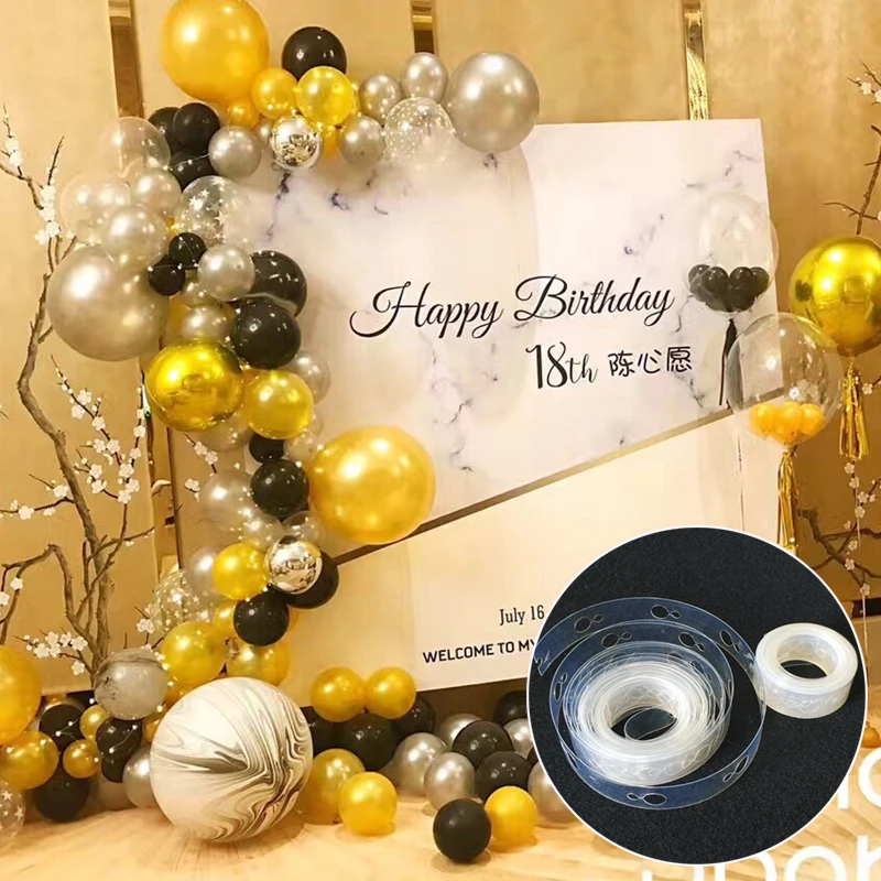 Аксессуары для воздушных шаров цепочка лента клей точечный шар арочный