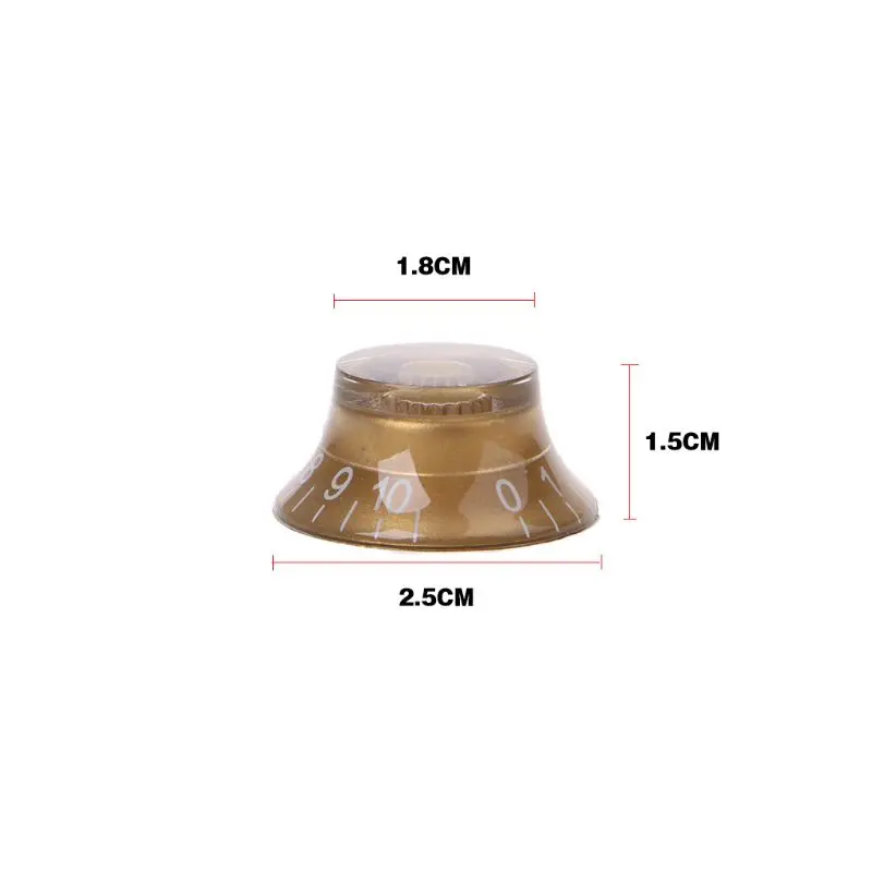 4 шт./лот гитарная ручка V T управление для LP Electric Golden Bell Acrylic 5 мм | Спорт и