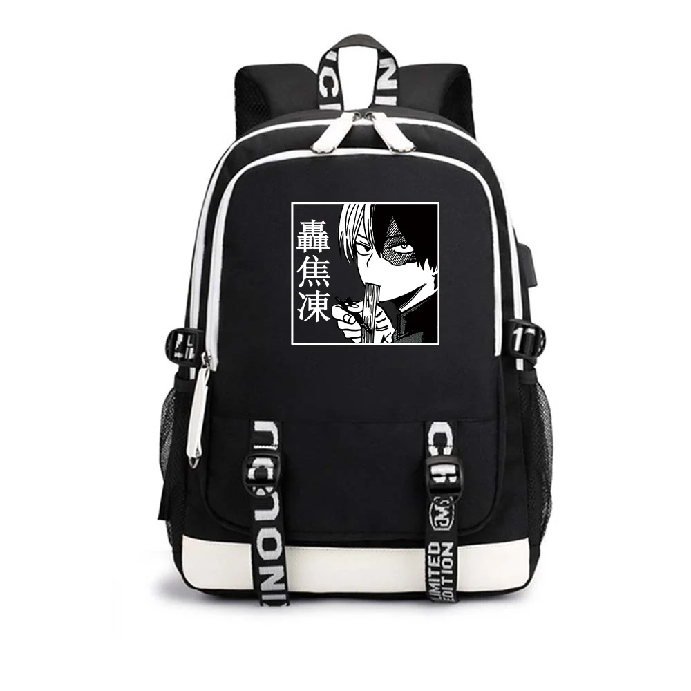 

Рюкзак Todoroki с принтом «Моя геройская Академия», школьный ранец на плечо с аниме «Моя геройская Академия», сумка для книг, дорожный мешок для ...