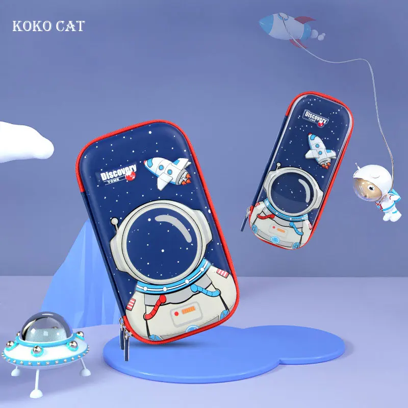 Вместительный 3D чехол карандаш EVA пенал для канцелярских товаров противоударный