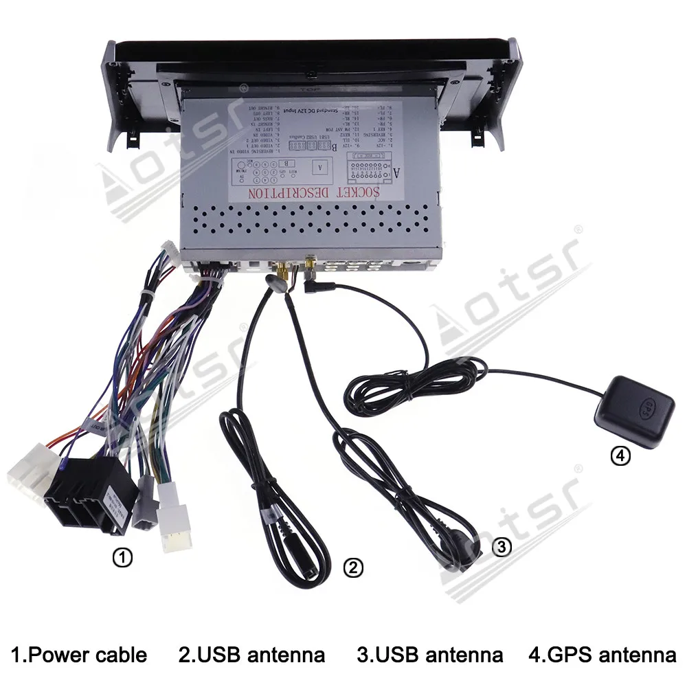 

Aotsr 10" Android 9.0 4GB ROM Car Radio GPS Navigation DSP For TOYOTA RAV 4 2019 HD Car Auto Stereo Video Multimedia DVD Player