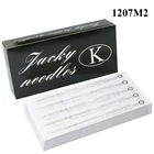 50 шт. профессиональные иглы для тату 7M2 стек Magnum стерилизовать 7M2 иглы для тату материал из нержавеющей стали Бесплатная доставка