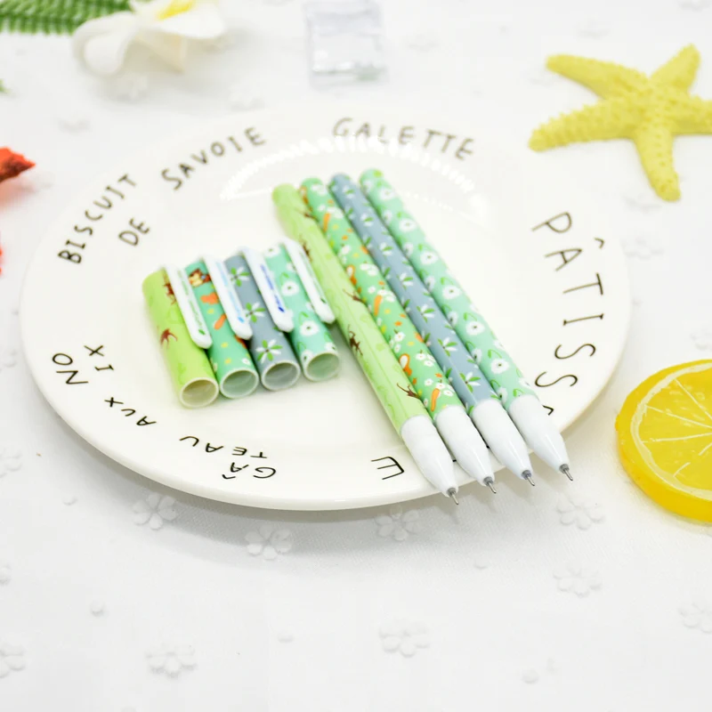 10 шт. цветная гелевая ручка кавайные ручки Pen Boligrafos Kawaii Canetas Escolar Милая