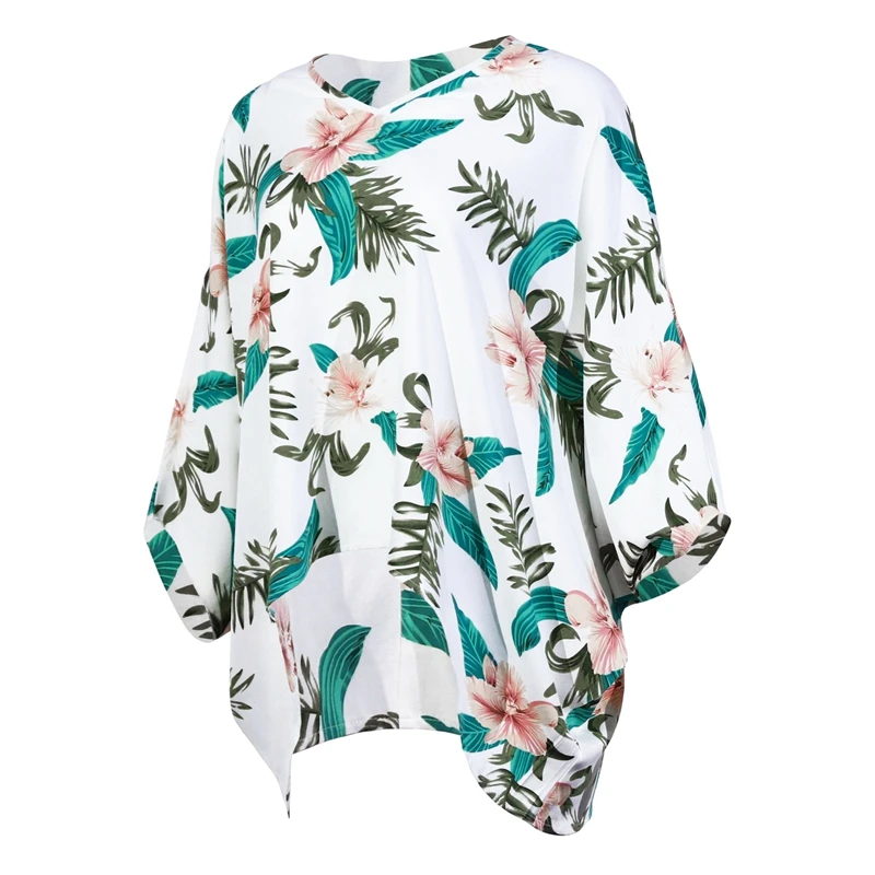 

Summer Fashion Tops Long-Sleeved V-Neck Loose Bohemian Tops M Size