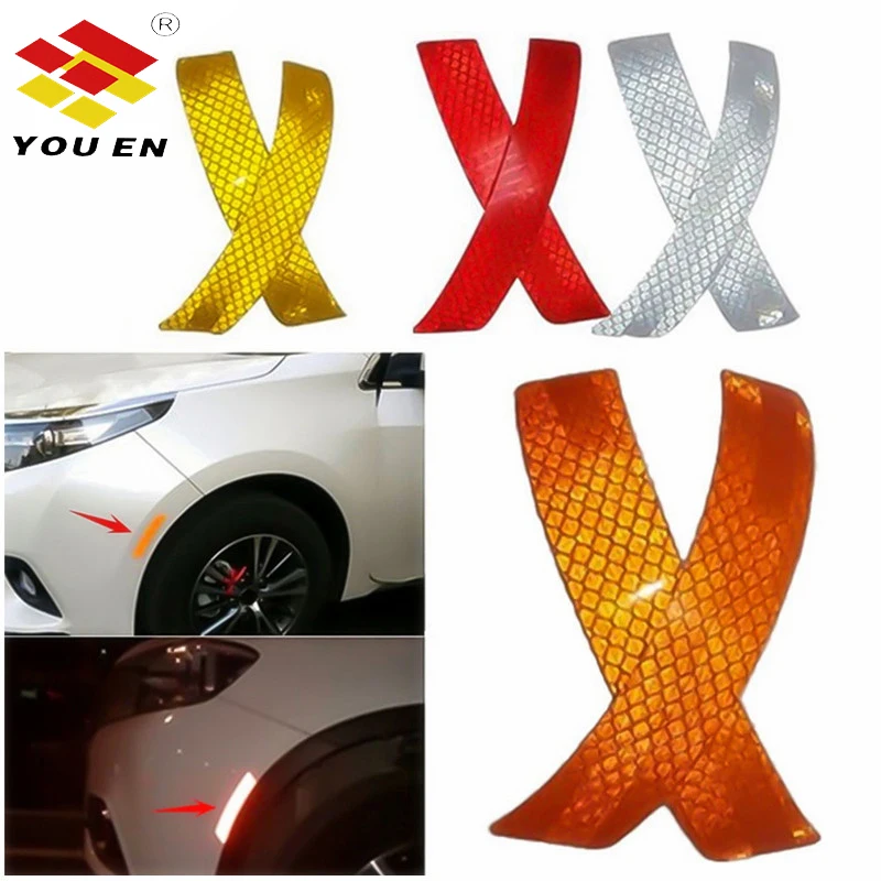 Светоотражающие предупреждающие полосы YOUEN для обода колеса автомобиля стикер s