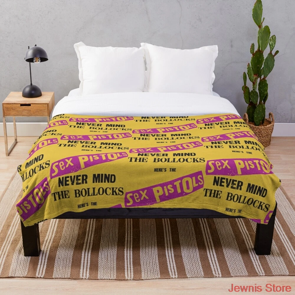 

Never Mind The Bollocks Throw Blanket Blanket Throws on Bed/Crib/Couch 150x200CM adult Baby Girls Boys Kids Gift Christmas