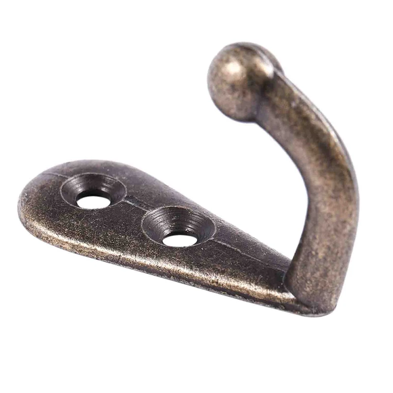 Под бронзу Винтаж Стиль настенный крючок одинарный Вешалки 10 шт. | Обустройство