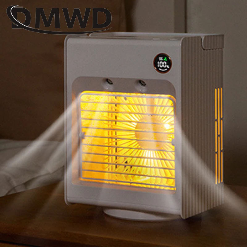 

Rotation Air Conditioning Mist Spray Cooler Fan Humidifier Purifier Rechargeable Oscillating Water Cooling Blower Conditioner