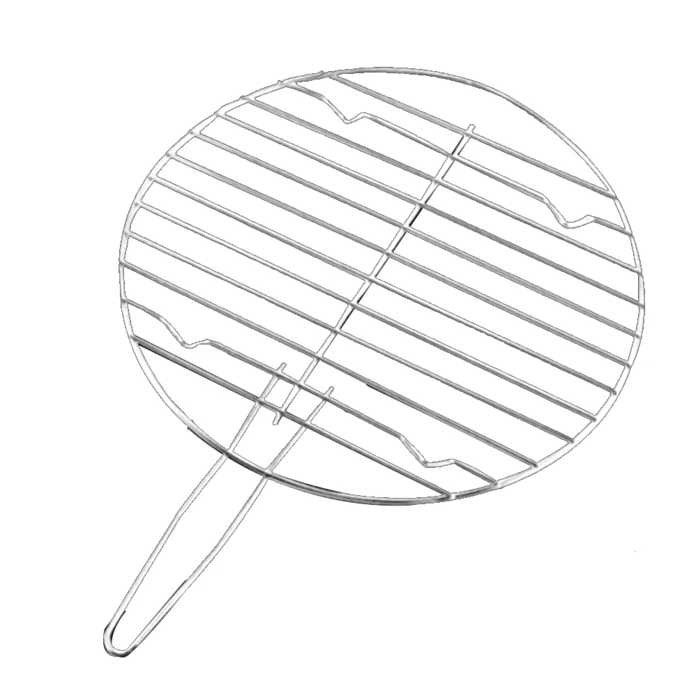 Портативный легко чистить легкий барбекю утолщенной гладкой круглой формы с