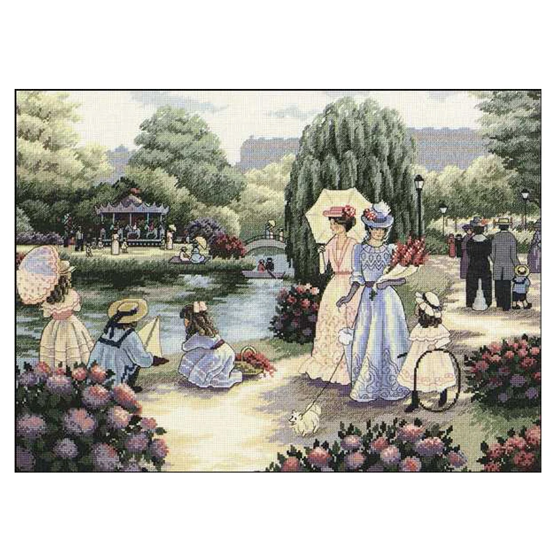 Бесплатная доставка высококачественный комплект для вышивки крестиком прогулка