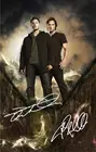 JENSEN ACKLES  JARED PADALECKI сверхъестественная Подпись ТВ сериала Художественная печать Шелковый постер домашний декор для стен 24x36 дюймов