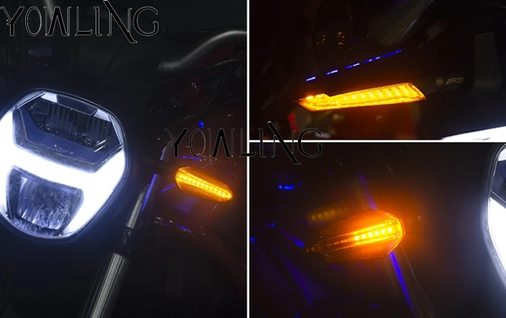 СВЕТОДИОДНЫЕ указатели поворота для мотоцикла желтая сигнальная лампа KAWASAKI Z900