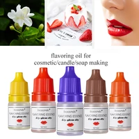5ml natural flavor essence fragrance essence for handmade cosmetic lip gloss base lipgloss diy flavoring essential oil wholesale