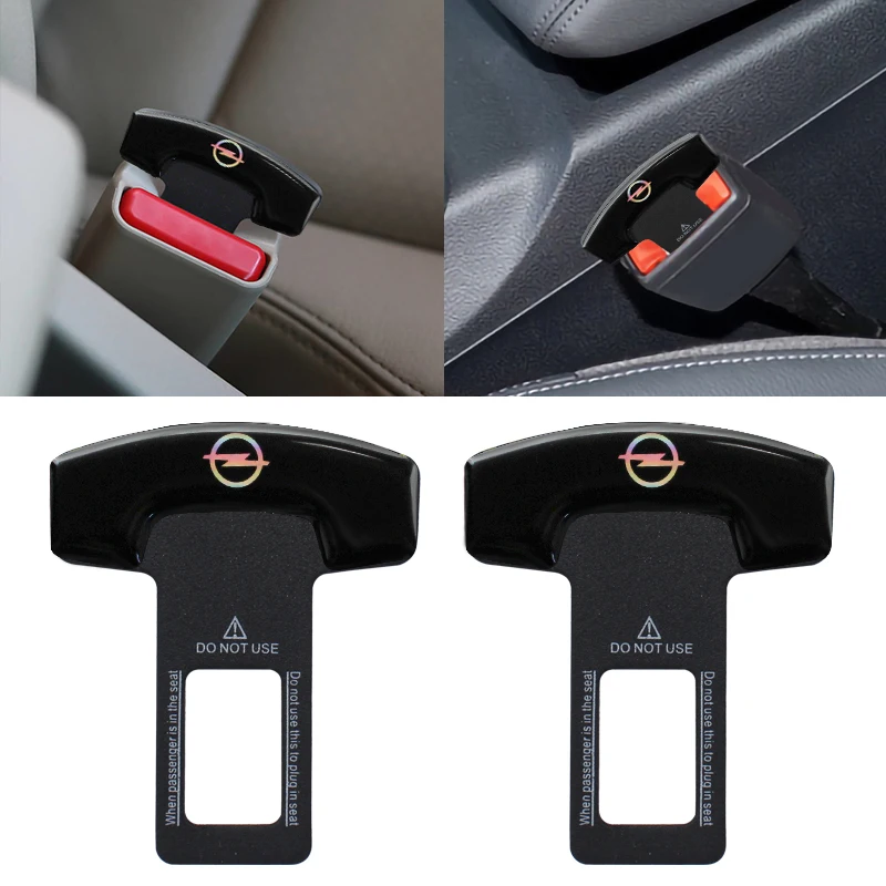

1/2PCS Car Seat Safety Belt Clip Extender Converter Lock Buckle for Opel Astra H G J Corsa D Mokka 2021 Insignia Accessories