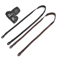 high quality genuine leather camera strap sling belt soft for slr dslr for leica fuji camera retro strap 1 5x105cm