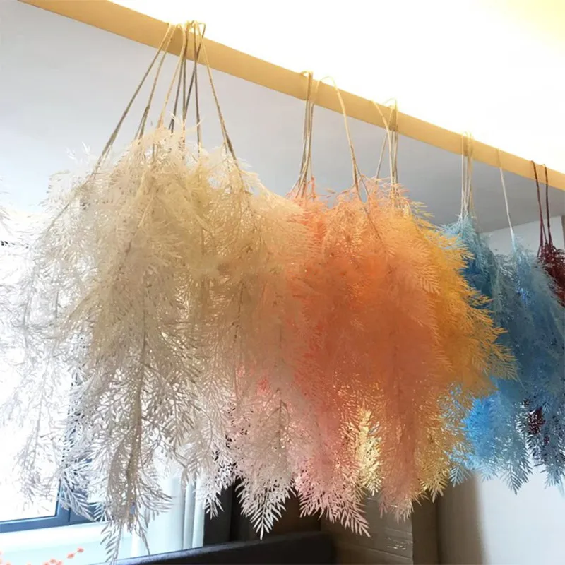 114 см Потолок Цветок смога пластиковая трава искусственные растения с цветами