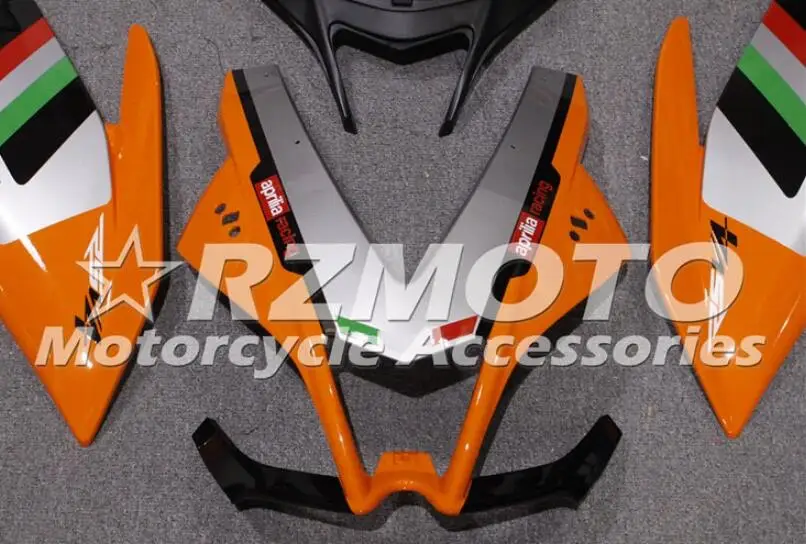 Günstig Spritzguss Neue ABS Verkleidungen Kit Fit Für Aprilia RSV4 1000 2009-2014 09 10 11 12 13 14 Benutzerdefinierte Kostenloser Orange