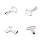 1 шт. треугольный торцевой ключ, треугольный торцевой ключ для шкафа, треугольный торцевой ключ для 8 мм треугольной блокировки панели