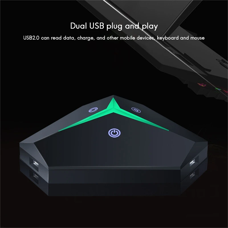 Переключатель для компьютера кнопка питания RGB + перезапуска с подсветкой