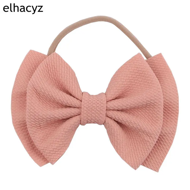 1 шт. Женская Бабочка бант модная повязка для волос OMG буквы мыть лицо повязка 6 ''вафельный ободок с бантиком коралловый флис аксессуары для волос - Цвет: S24
