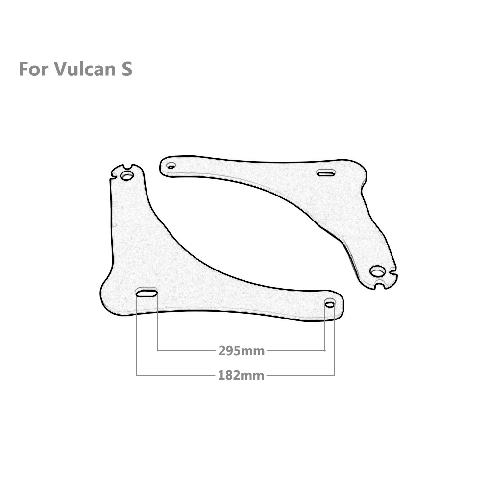 

Fixed Mount&Multi Purpose Driver Passenger Backrest with Folding Luggage Rack For Kawasaki Vulcan S