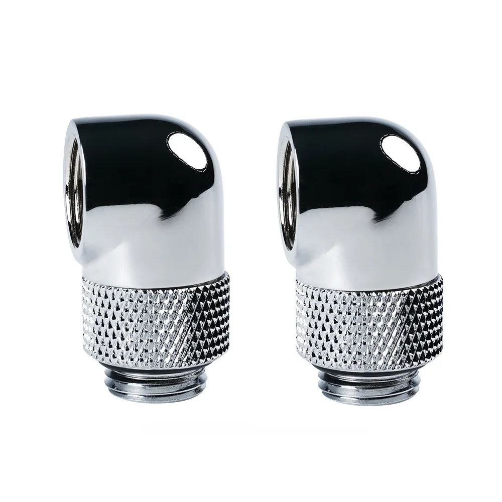 2 шт. IceManCooler G1/4 &quot90 градусов поворотные фитинги пользовательский компьютер