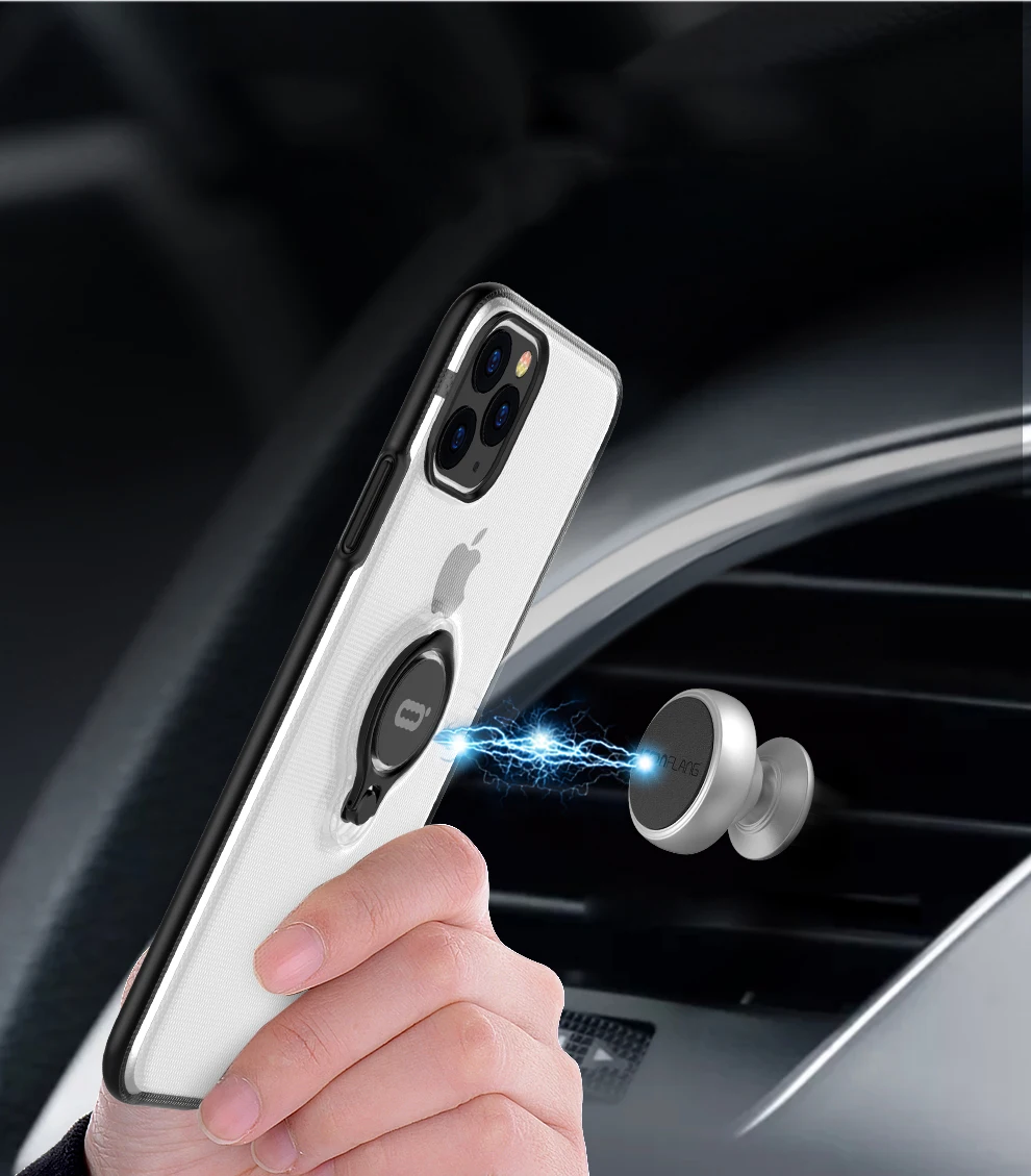 Чехол для iPhone 11 2019 гальванический прозрачный чехол из поликарбоната Pro Max